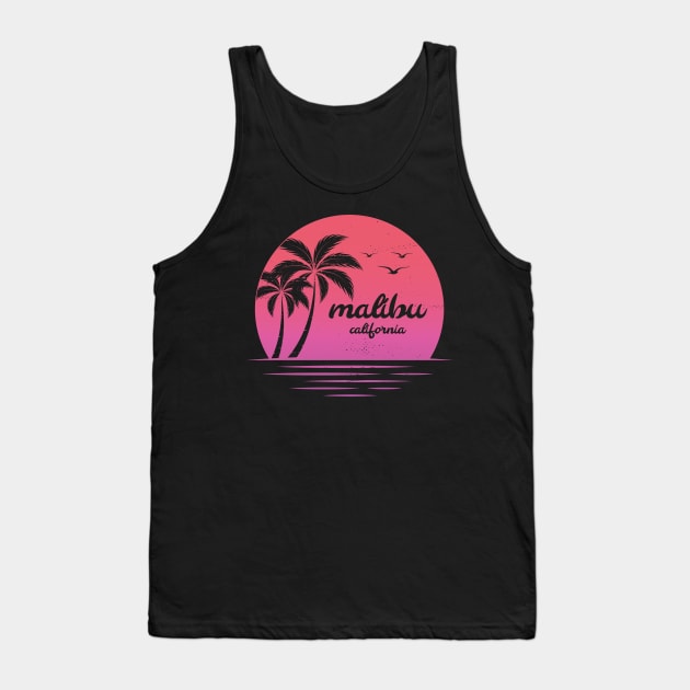 Malibu Co Tank Top by SM Shirts